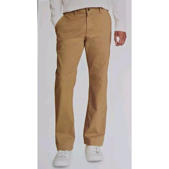 Eddie Bauer Men’s Two-Way Stretch Canvas Utility Pants Tan Size 32X30 NWT - Picture 7 of 12